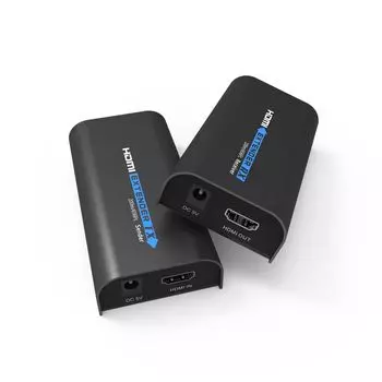 Удлинитель Basicolor HDMI Передача Full HD 160M без потерь Может использоваться для нескольких трансляций путем добавления приемников Совместим с кабелем LAN Видео веб