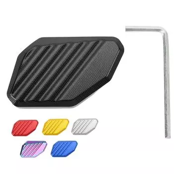 Удлинитель боковой подставки для мотоцикла, противоскользящая высокопрочная пластина для подставки из алюминиевого сплава Black