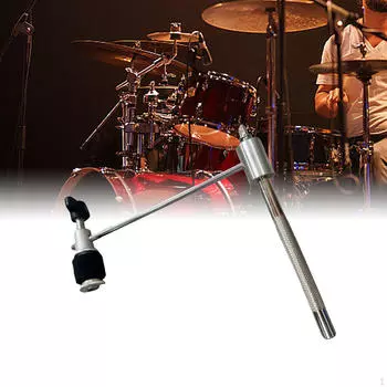 Удлинитель держателя тарелки, зажим для ударных инструментов, регулируемый, простая установка, прочный