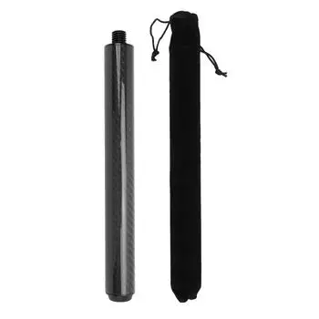 Удлинитель для бильярдного кия 10 дюймов из углеродного волокна с задней заглушкой для удлинения