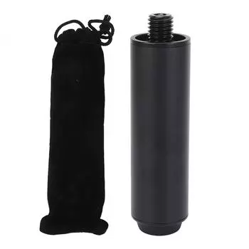 Удлинитель для бильярдного кия, 4 дюйма, алюминиевый удлинитель для бильярдного кия с резиновой задней заглушкой