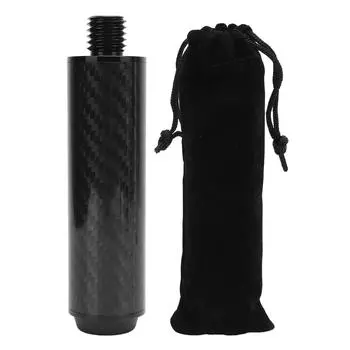 Удлинитель для бильярдного кия из углеродного волокна 4 дюйма с резиновым бампером