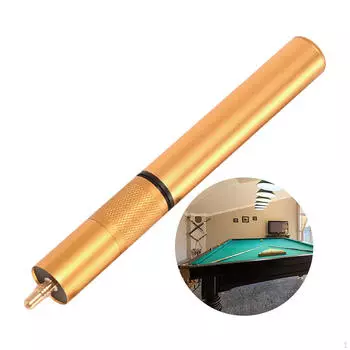 Удлинитель для бильярдного кия, телескопический тренировочный стержень из алюминиевого сплава, легкий инструмент Fangs Gold