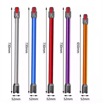 Удлинитель для Dyson V7 V8 V10 V11, металлический алюминиевый прямой стержень для труб, ручная палочка, трубка для пылесоса, запасные части, аксессуары