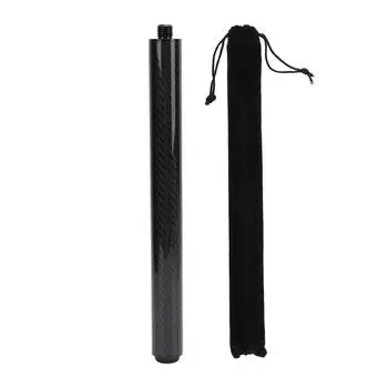 Удлинитель для кия Pool Cue 12 дюймов, удлинитель для бильярда из углеродного волокна с бампером