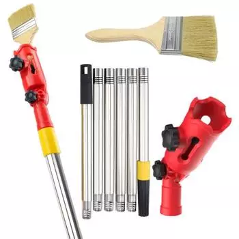 Удлинитель для кисти с вращением на 180 градусов, универсальный, простая установка, удлинитель для кисти для обработки кромок, ручная покраска