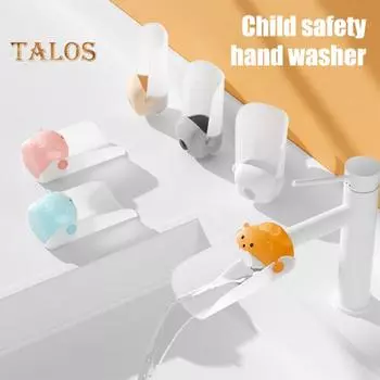 Удлинитель для крана для малышей, младенцев, детей, универсальный силиконовый удлинитель для крана для ванной, кухни, ванны серый