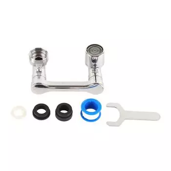 Удлинитель для крана, медный, вращающийся на 1080 градусов, аэратор-адаптер для крана-бамблера для кухни, ванной комнаты