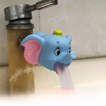 Удлинитель для крана с защитой от брызг с рисунком для мытья рук детей