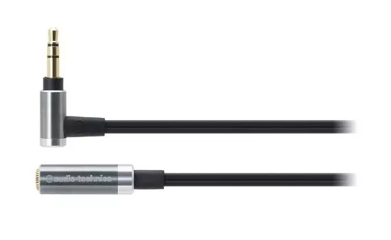 Удлинитель для наушников Audio Technica черный AT645L/0.5 0.5m