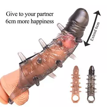 Удлинитель для пениса, увеличитель для члена, удлиняющий чехол для пениса, кольцо для увеличения, утолщенный многоразовый презерватив, реалистичный дилдо, насос для пениса, взрослые секс-игрушки