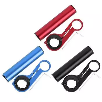 Кронштейн для удлинения руля, многофункциональный, 10 см, удлинитель, держатель фонарика, зажим C Red