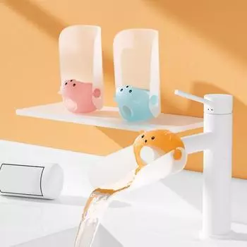 Удлинитель для смесителя Yousheng для малышей, младенцев, детей, универсальный силиконовый удлинитель для смесителя для раковины, ванной, кухни, ванны белый
