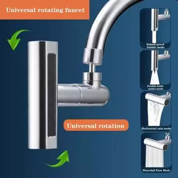 Удлинитель для смесителя Yousheng, вращающийся на 360 градусов, 4 режима излива, универсальная совместимость, простая установка, многонаправленное крепление для смесителя