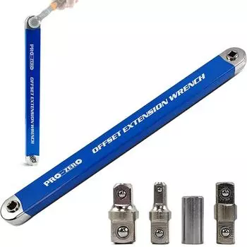 Удлинитель для узких мест 1/2 дюйма. 1/4 дюйма. 3/8 дюйма. Инструмент для ремонта автомобиля Домашний набор инструментов Профессиональный удлинитель с нулевым смещением