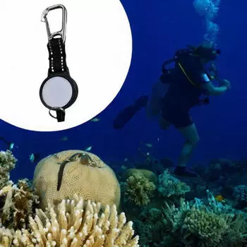 Удлинитель для водолазного снаряжения с быстросъемным шнуром, удлиненный, 60 см, многоцелевой крюк для подвешивания чёрный