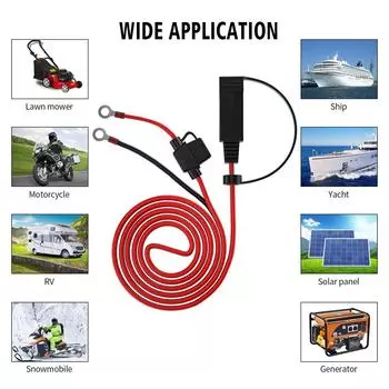 Удлинитель кабеля питания с разъемом SAE для зарядки электронных устройств