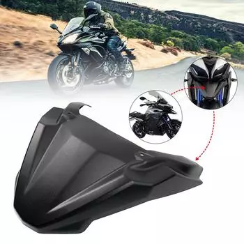 Удлинитель капота мотоцикла, переднее крыло, применимо для Yamaha MT09 Tracer 900 GT FJ 09 2015 2016 2017 2018 2019 2020 чёрный