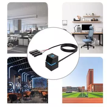 Удлинитель кнопки питания ПК Кнопка питания компьютера Удлинитель выключателя питания настольного компьютера чёрный