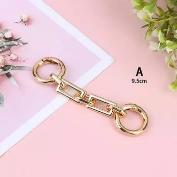 Удлинительная цепочка для сумки, сумка через плечо, цепочка на ремешке, сумка своими руками, металлическая подвесная пряжка