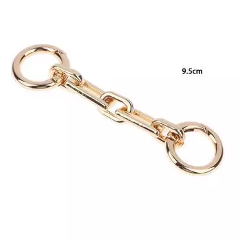 Удлинительная цепочка для сумки, сумка через плечо, цепочка на ремешке, сумка своими руками, металлическая подвесная пряжка 9.5CM