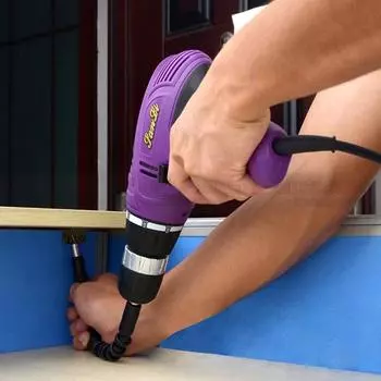 Удлинительная отвертка с гибким валом, держатель сверла, соединение