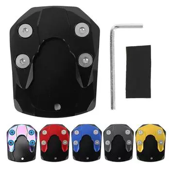 Удлинительная пластина для подножки мотоцикла из алюминиевого сплава, стабильная опора, надежная опора для XMAX 125 250 3 Black