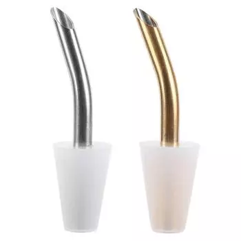 Удлинительная трубка для чайника, портативная силиконовая нержавеющая сталь для пеших прогулок, альпинизма # золотой