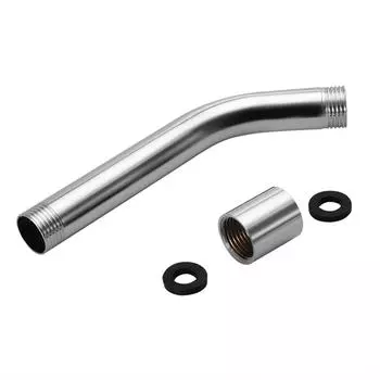 Удлинительная трубка для душа из нержавеющей стали с хромированным покрытием, настенная