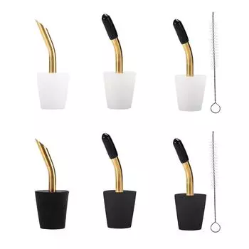 Удлинительная трубка для кофе из нержавеющей стали, носик чайника из нержавеющей стали, ручной капельный фильтр, портативный пищевой силикон для походов