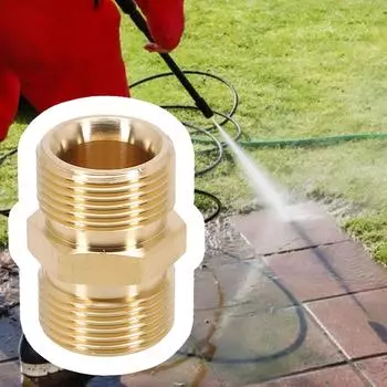 Удлинительные соединители для шланга мойки высокого давления M22 14 мм -15 мм наружная резьба, адаптер для шланга с внутренней резьбой