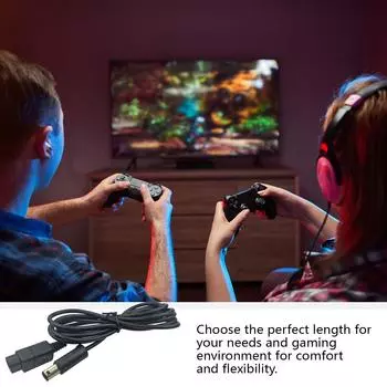 Удлинительный кабель 1,8 м для игрового пульта NGC WII, удлинительный соединительный шнур, контроллер, гибкий удлинительный шнур, игровой аксессуар