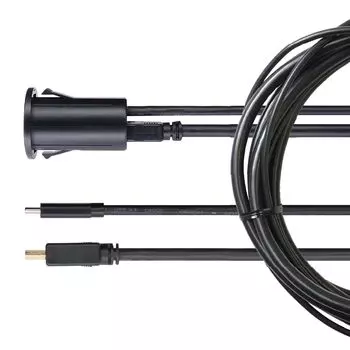 Удлинительный кабель Beat Sonic USB17, монтажный размер, монтажное отверстие, монтажная поверхность, глубина 44 мм, универсальное назначение, запасное отверстие для переключателя, преобразующееся во вход