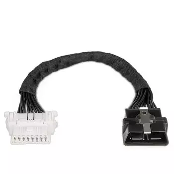 Удлинительный кабель HAMILO OBD2, 16-контактный штекер-розетка, общая длина: приблизительно. 13,0 дюймов (33 см)