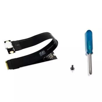 Удлинительный кабель M.2 Nvme To Oculink 4I для SSD видеокарты M2 M Key к Sff-8611 Sff-8612 адаптерный кабель для настольного компьютера ноутбука 15cm