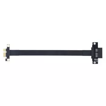 Удлинительный кабель PCIe 3.0 1x на 1x, гибкий, 180 градусов, высокоскоростной, 8 Гбит/с, PCI Express Gen 3 1x на X1