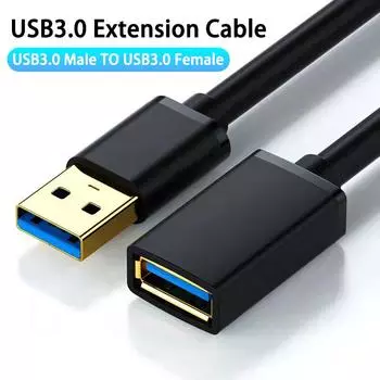 Удлинительный кабель USB3.0 для Smart TV PS4 Xbox One SSD USB-USB-кабель-удлинитель для передачи данных Мини USB3.0 2.0 Удлинительный кабель 1m
