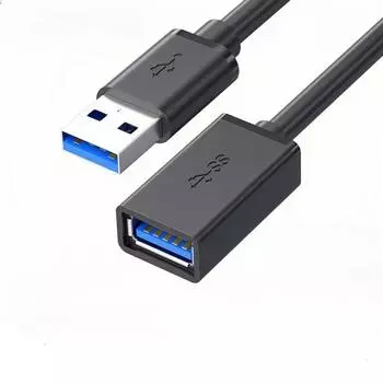 Удлинительный кабель USB 3.0, кабель USB-данных с разъемами «папа-мама» для компьютера, USB-накопителя, мыши, клавиатуры, удлинительный кабель 0.5 meters