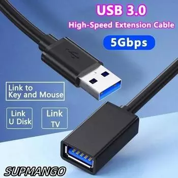 Удлинительный кабель USB 3.0 «папа-мама» USB-кабель для передачи данных Компьютерная мышь Клавиатура Удлинительный кабель USB