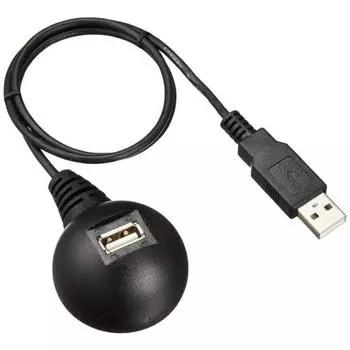 Удлинительный кабель USB BUFFALO 2.0 совместимый с подставкой 0,5 м черный BSUC05EDBK