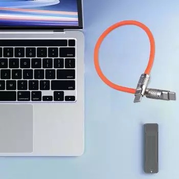 Удлинительный кабель USB C с прямой головкой, короткий кабель для передачи данных для планшетов, телефонов, ноутбуков, поддержка передачи данных со скоростью 480 Мбит/с, 30 см