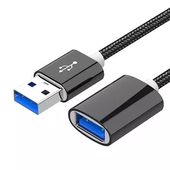 Удлинительный кабель USB Удлинительная линия USB 3.0 Высокоскоростная передача данных 3 Гбит/с Тип A Мужской Тип A Женский USB-кабель USB-концентратор Совместимость с мышью, клавиатурой и т. д.