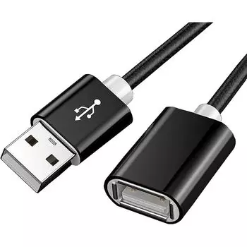 Удлинительный кабель USB USB2.0 удлинительный кабель USB Активный тип Тип A мужской женский повторитель кабель удлинитель сверхбыстрый черный 1,5 м