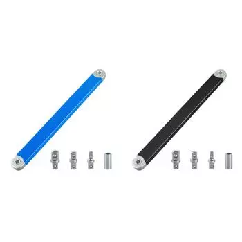 Удлинительный ключ с изгибом 1/2 дюйма. 1/4 дюйма. 3/8 дюйма. Инструмент для расширения в ограниченном пространстве(синий)