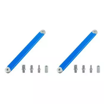 Удлинительный ключ с изгибом 1/2 дюйма. 1/4 дюйма. 3/8 дюйма. Инструмент для расширения в ограниченном пространстве(синий)