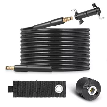 Удлинительный шланг для мойки высокого давления Karcher EKIAIKT 10M32FT, шланг высокого давления, совместимый с сериями K K2 K3 K4 K5 K7, быстроразъемное соединение, удлинитель