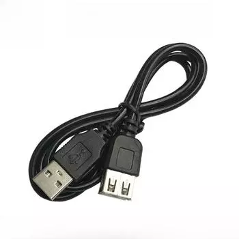 Удлинительный USB-кабель «папа-мама», чистая медь, 4-жильный, 1,5 м, адаптер для зарядки и передачи данных 0.7M copper-clad steel four-core black