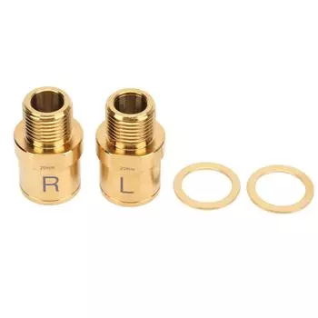 Удлинитель педали велосипеда RISK, титановый сплав, удлиненный шпиндель педали для горного велосипеда, 20 мм, золото золотой