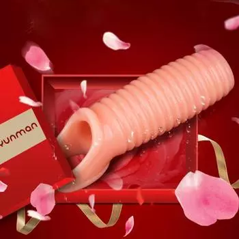 Удлинитель пениса, игрушка для взрослых, мягкий рукав, удобный презерватив для пениса, мужская задержка, пара