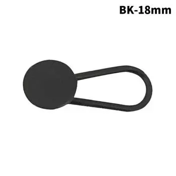 Удлинитель пуговиц для джинсов, удлинители пуговиц для брюк для женщин и мужчин, удлинители талии брюк, мгновенное удлинение пояса без необходимости шитья 18MM чёрный